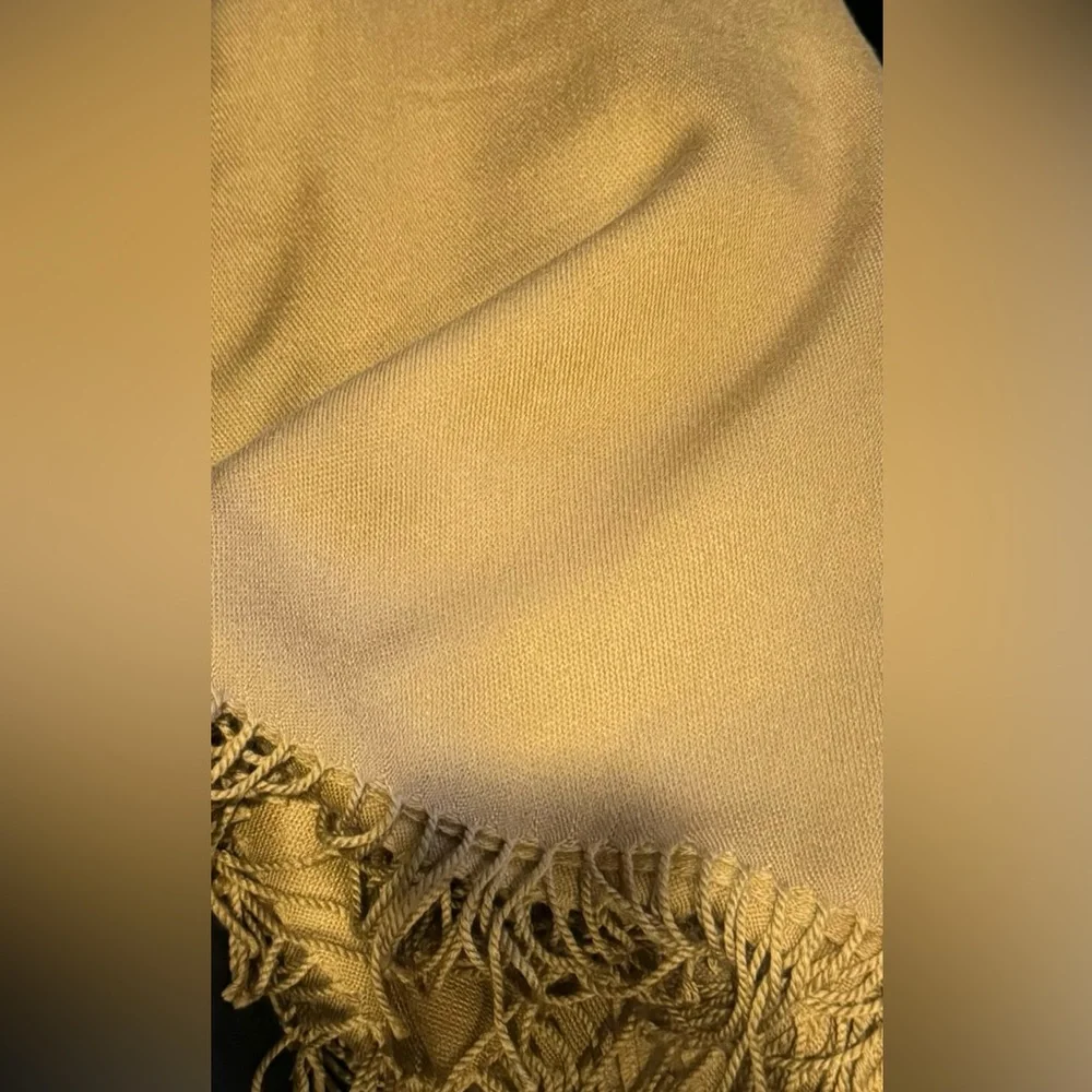 RH SIENA Luxurious 70%Lambswool & 20%Cashmere Throw-in CAMEL,96“x 71“,Italy. NEW